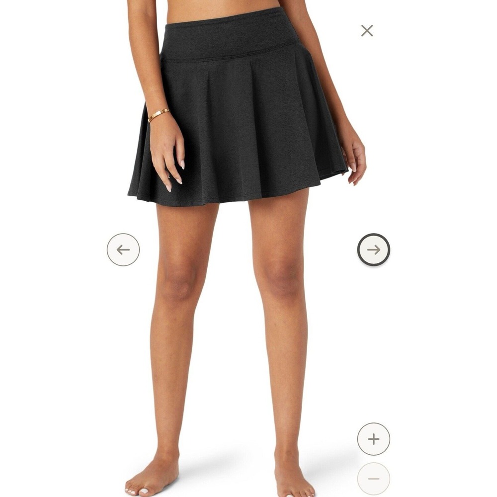 Beyond Yoga Circle Skirt Womens XS Spacedye Hot Shot SD5124‎ Heathered Black